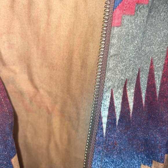 Jones New York Womens Jacket Size Large Multicolor Sport Western Aztec Shacket - Picture 6 of 12